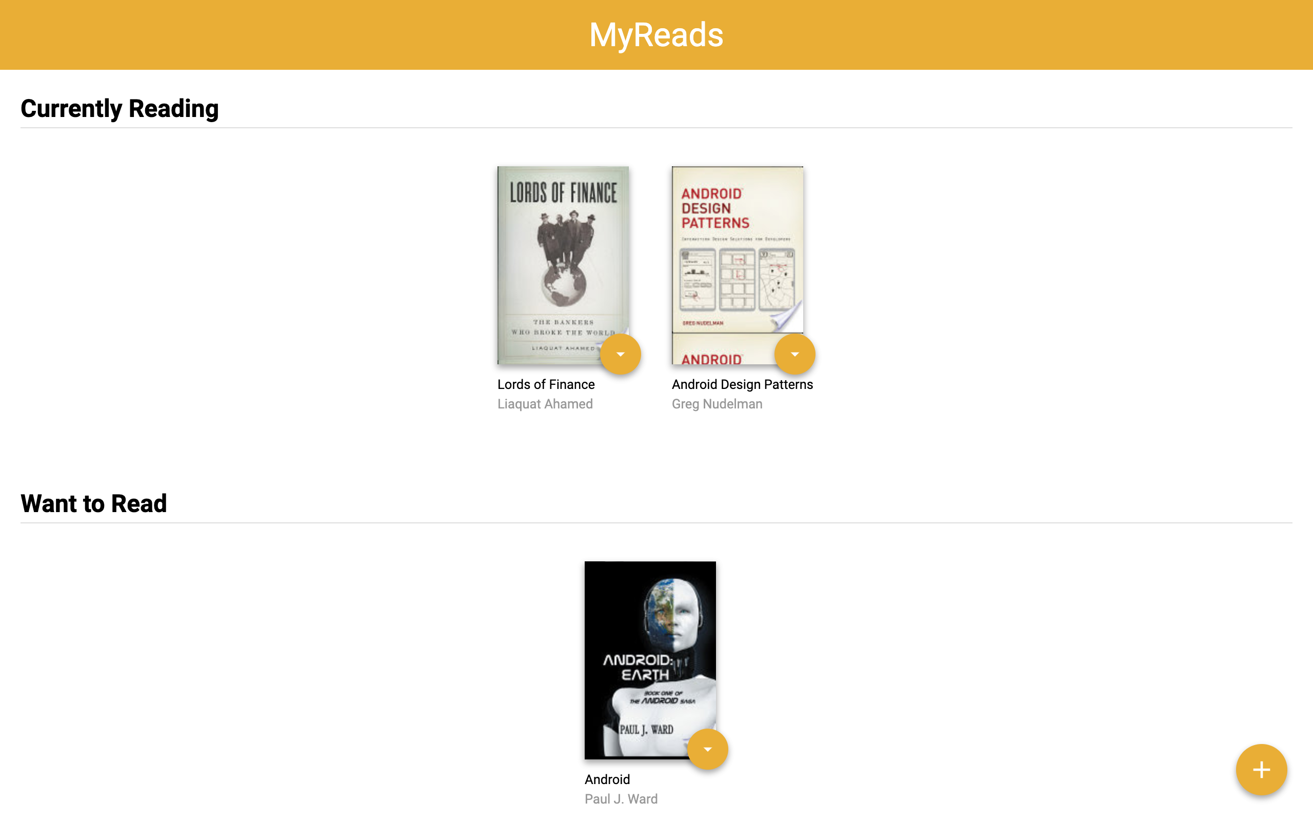 Bookshelf App Project