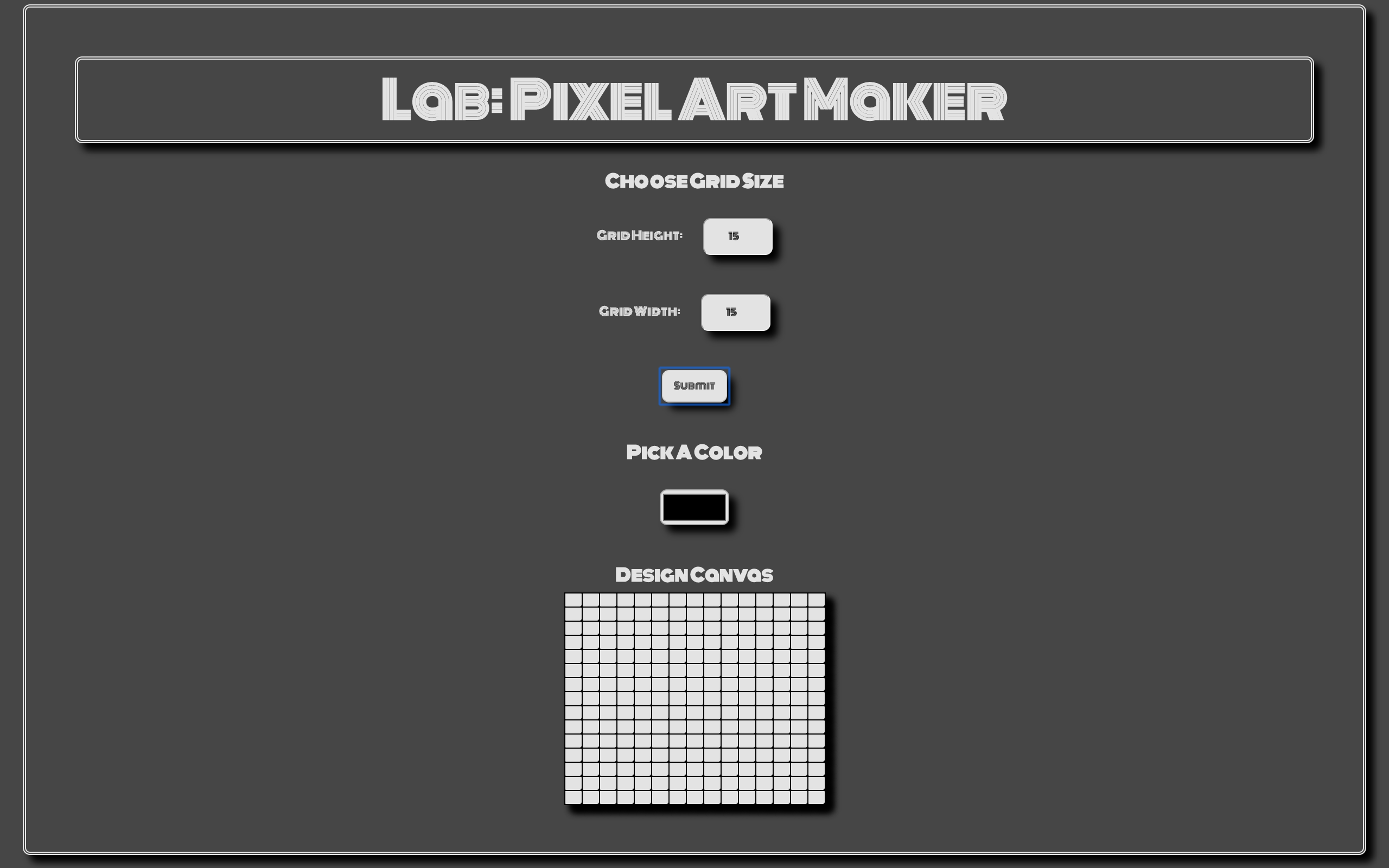 Pixel Art Maker