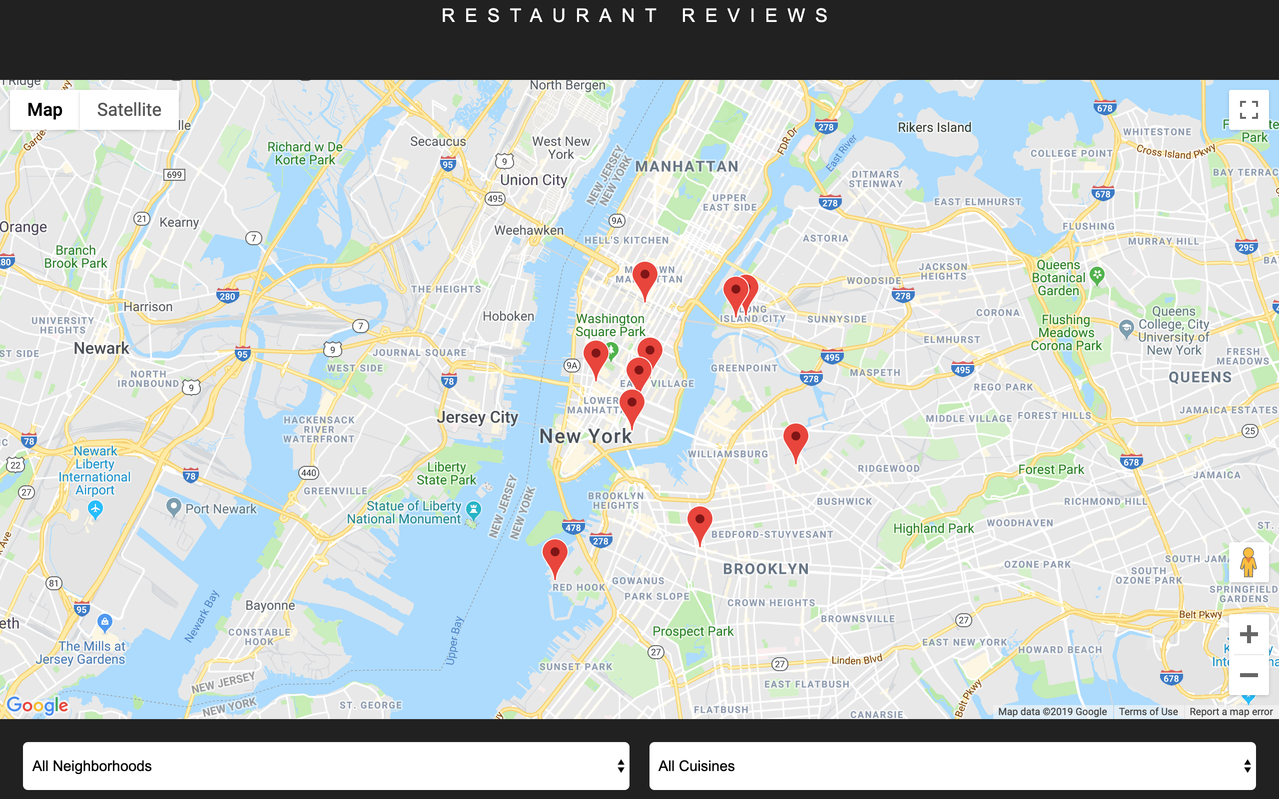 Restaurant Map Image